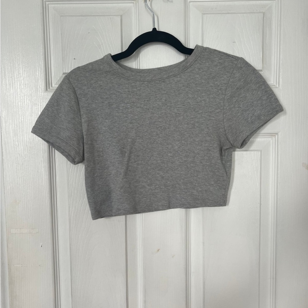 Urban Outfitters Gray Crop Top